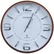 Citisun Wall Clock - Brown and White - Citisun 50 image