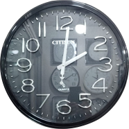 Citisun Wall Clock - Citisun 80 - Black image