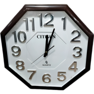 Citisun Wall Clock Coffee And White Citisun 4B7 image