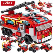 City Fire Brigade 12 In 1 Lego Building Blocks Toys icon