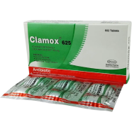 Clamox 500mg 125mg Tablet 6's Strip image