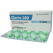 Clarin 500 mg Tablet-10's Strip image