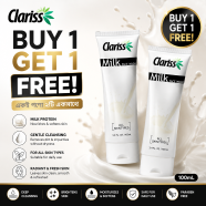 Clariss Milk Face Wash 100ml (Buy 1 Get 1 FREE) image