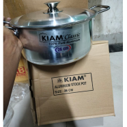 Classic Aluminium Stock Pot – 26cm Durable Cooking Pot icon