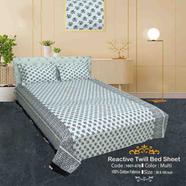 Classical Hometex Reactive Twill Double Bed Sheet image