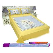 Classical Hometex Reactive Twill Panel Double Bed Sheet image