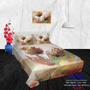 Classical Hometex Reactive Twill Panel Double Bed Sheet image