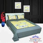 Classical Hometex Reactive Twill Panel Double Bed Sheet image