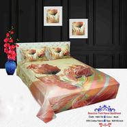 Classical Hometex Reactive Twill Panel Double Bed Sheet image