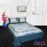 Classical Hometex Reactive Twill Panel Double Bed Sheet image