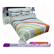 Classical Hometex Reactive Twill Panel Double Bed Sheet image