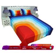 Classical Hometex Reactive Twill Panel Double Bed Sheet image