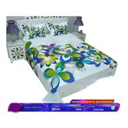 Classical Hometex Reactive Twill Panel Double Bed Sheet image