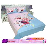 Classical Hometex Reactive Twill Panel Double Bed Sheet image