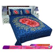 Classical Hometex Reactive Twill Panel Double Bed Sheet image