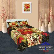 Classical Hometex Reactive Twill Panel Double Bed Sheet image