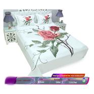 Classical Hometex Reactive Twill Panel Double Bed Sheet image