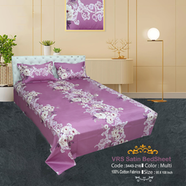 Classical Hometex Vra Satin Print Bed Sheet image