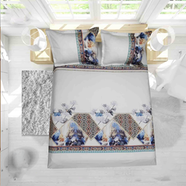 Classical Hometex Vra Satin Print Bed Sheet image