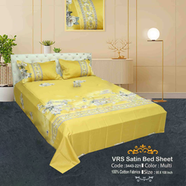 Classical Hometex Vra Satin Print Bed Sheet image