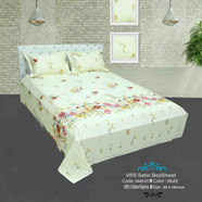 Classical Hometex Vra Satin Print Bed Sheet image