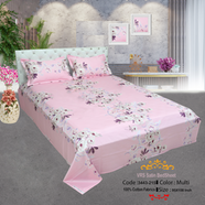 Classical Hometex Vra Satin Print Bed Sheet image