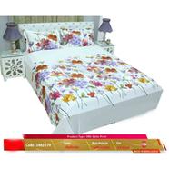 Classical Hometex Vrs Satine Print Bed Sheet image