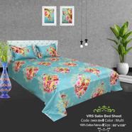 Classical Hometex Vrs Satine Print Bed Sheet image