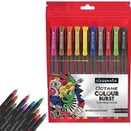 Classmate Octane Gel Colour Burst - Pack of 10 pcs Multi colour pen image