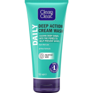 Clean and Clear Deep Action Face Cream Wash Tube 150 ml image