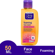 Clean and Clear Foaming Facewash for Oily Skin (50ml) - 79642527
