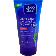Clean and Clear Triple Clear Spot Control Daily Scrub – 150ml image