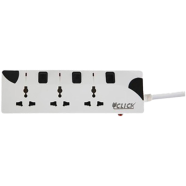 Click Safe Extension Socket 2Pin 3Skt 3Y image