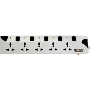 Click Safe Extension Socket Multiplug 2 Pin 5 Soket 3 Yards image