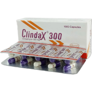 Clindax 300 mg Capsule 10's Strip image