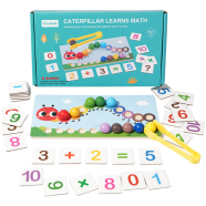 Clip Beads Cartoon Caterpillar Toy Children Logic Fine Motor Training Game Montessori Teaching Aids Educational Toy for Kids icon
