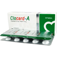 Clocard-A 75 mg, 75 mg Tablet 10's Strip image