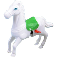 Clockwork Jumping Horse Simulation Animal Plush Jumping Style Children's Toys 1Pcs image