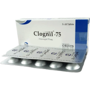 Clognil 75 mg Tablet 10's Strip image