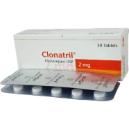 Clonatril 2 mg Tablet 10's Strip image