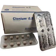Clonium 0.5 mg Tablet 10's Strip image