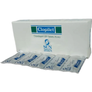 Clopilet 75 mg Tablet 10's Strip image