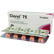 Clorel 75 mg Tablet 10's Strip image