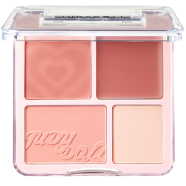 CmaaDu 2 In 1 Double Modify Highlighter And Blusher Palette image