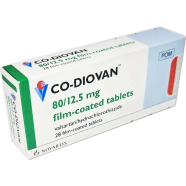 Co Diovan 80 mg 12.5 mg Tablet 14's Strip image