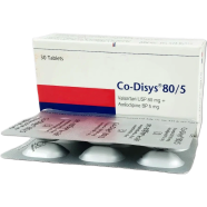 Co-Disys 5 mg, 80 mg Tablet 6's Strip image