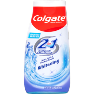 Colgate Whitening 2in1 Toothpaste Mouthwash Liquid Gel 130g image