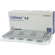 Colimax 0.6 mg Tablet 10's Strip image