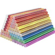 Colored Hot Melt Glue Sticks - 12 Pcs image
