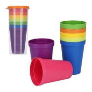 Colorful Drinking Cup With Container(7pcs set) - C005504 icon
